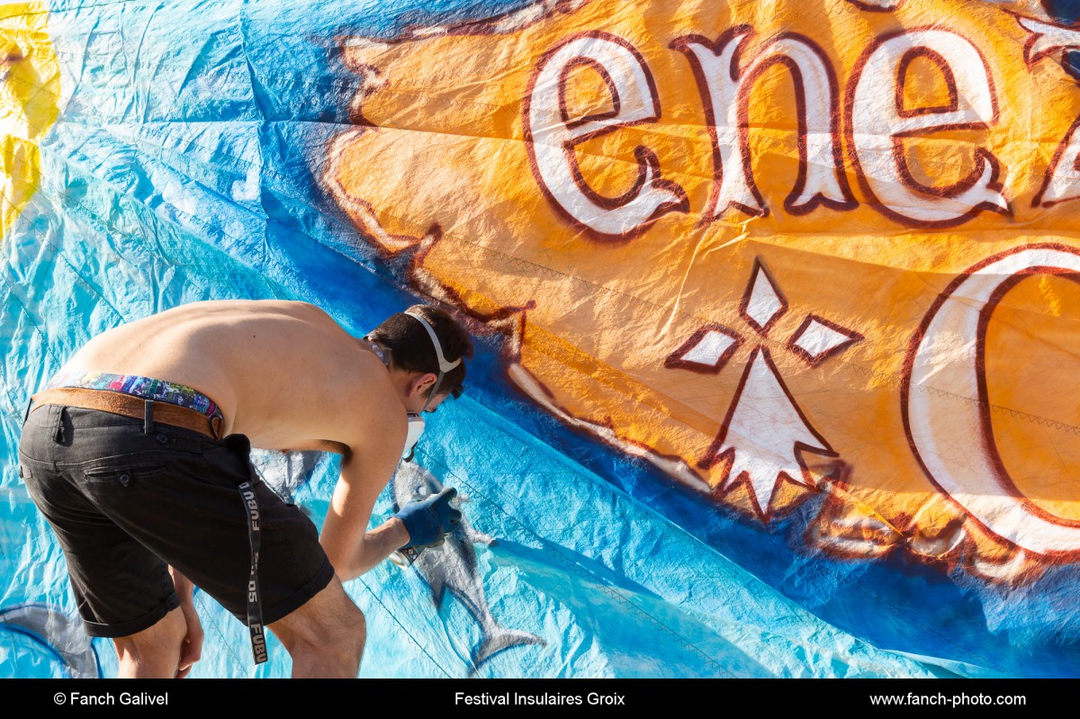 Démonstration de Graff_Festival des insulaires 2018_GROIX