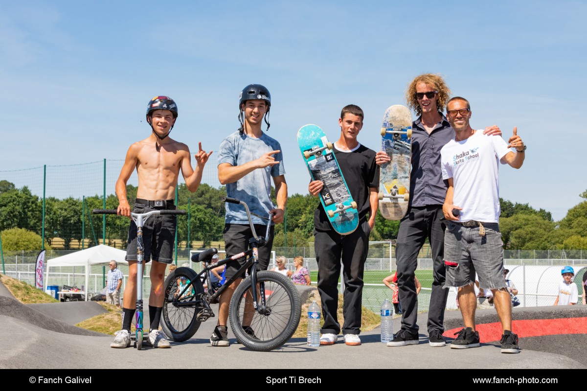 Démonstration de skate, bmx et trotinette _ « Sport Ti Brec’h en fête » le  dimanche 7 juillet 2019
