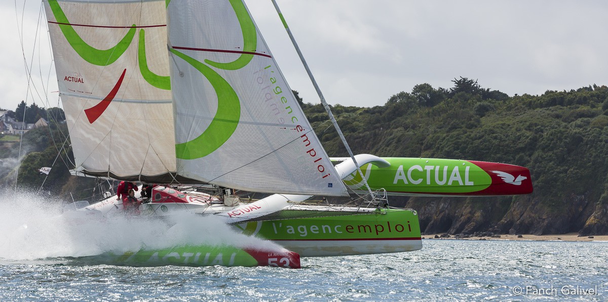2012 _ Multicoque Actual Skippé par Yves Le Blévec