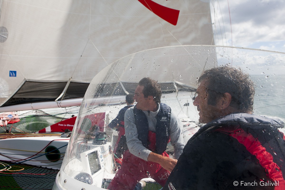 2012 _ Yves le Blévec, skipper du Trimaran Actual