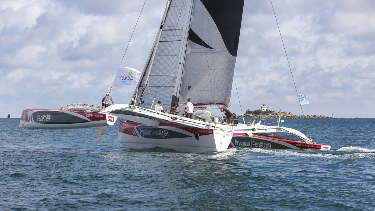 Le multicoque "FenêtréA Prysmian"_Trophée Multi 50 "Prince de Bretagne" 2015.