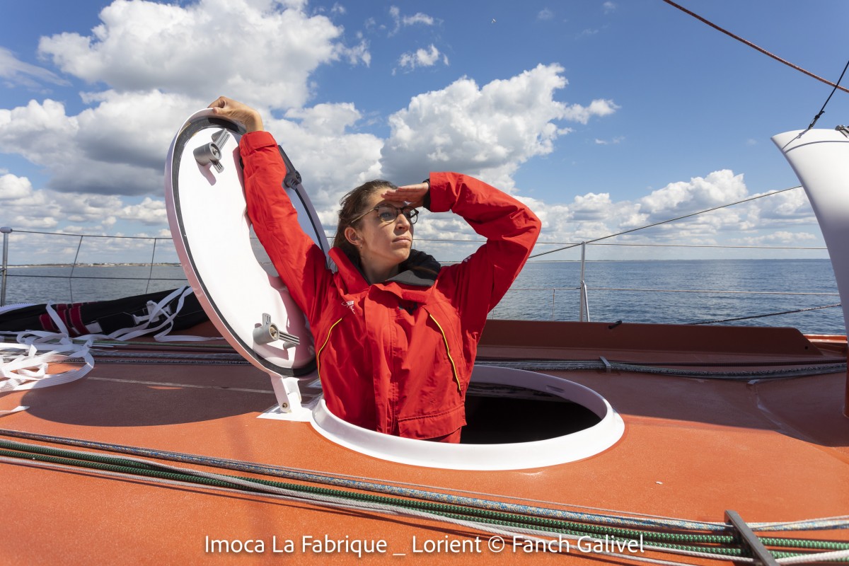 Navigation à bord de l'IMOCA " La Fabrique" skippé par Alan Roura. Lorient