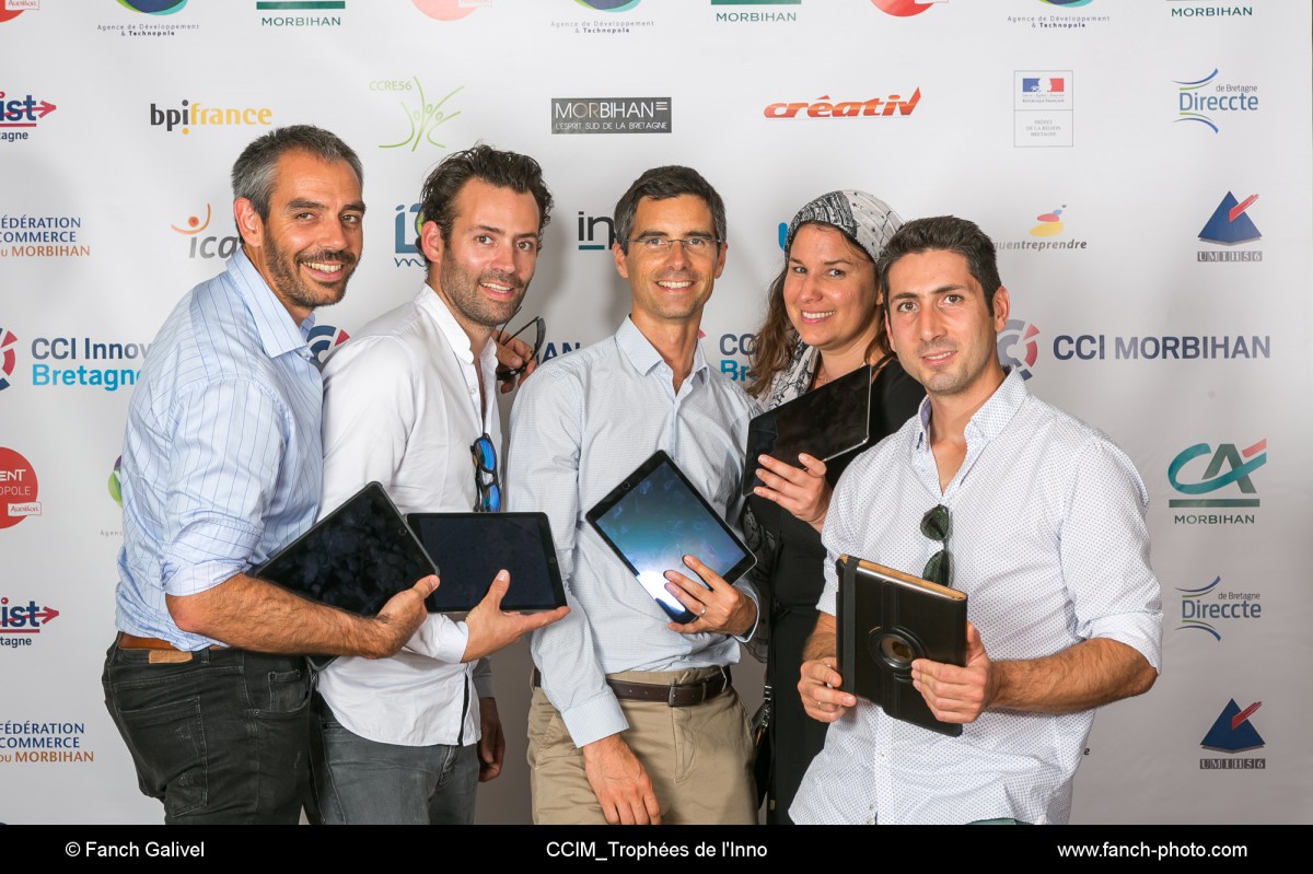 Soirée de remise des prix des Trophées de l'innovation 2017 organisée par la CCI du Morbihan