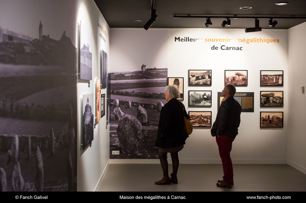 Espace d'exposition Le Rouzic_Inauguration de la maison des mégalithes à Carnac.