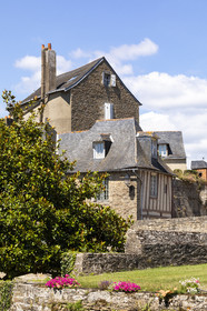 Houses and ramparts_Vannes
