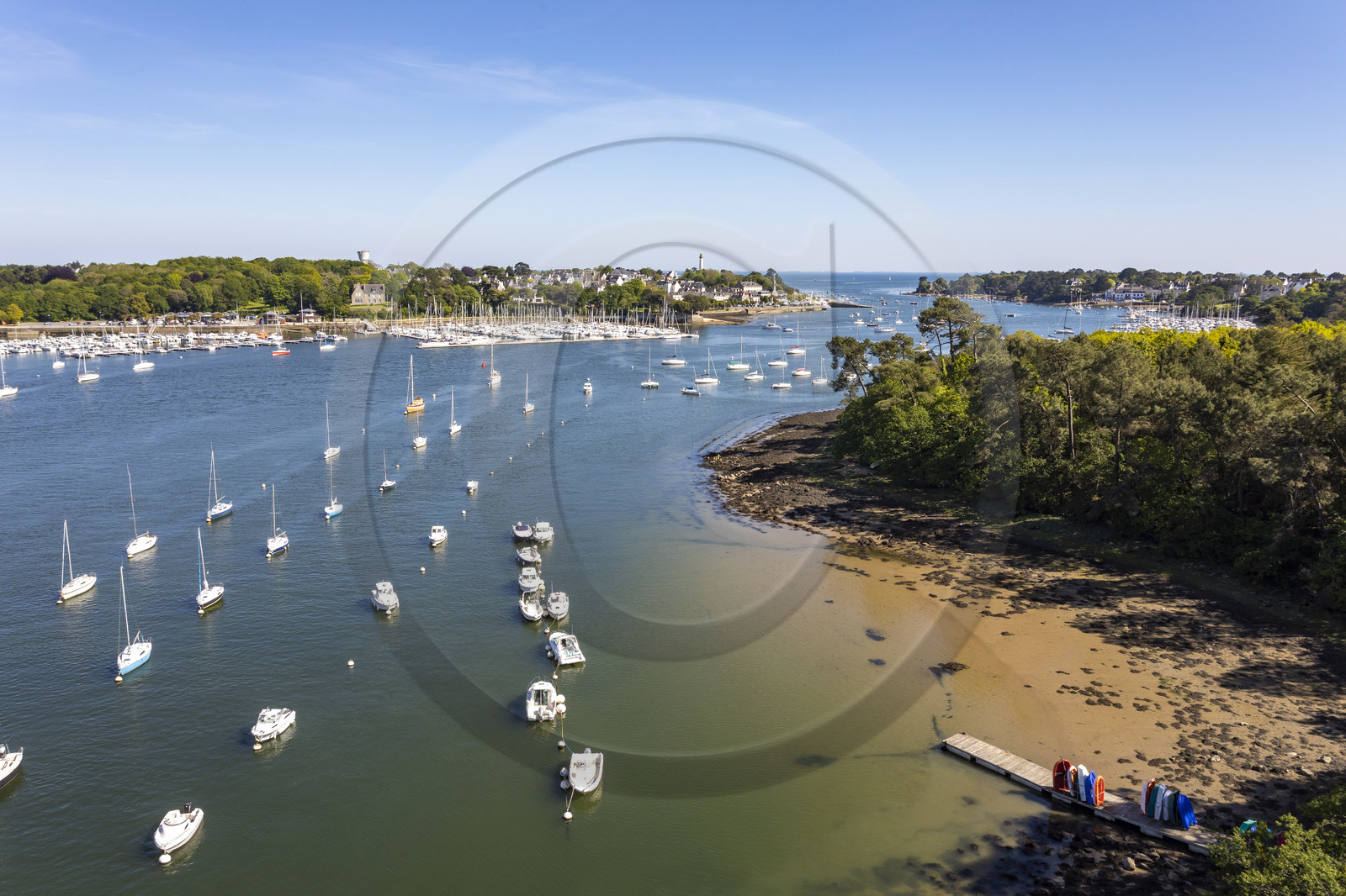 Vue de l'estuaire de l'Odet _ Bénodet