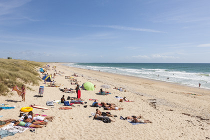 The beach of Lines in Gâvres