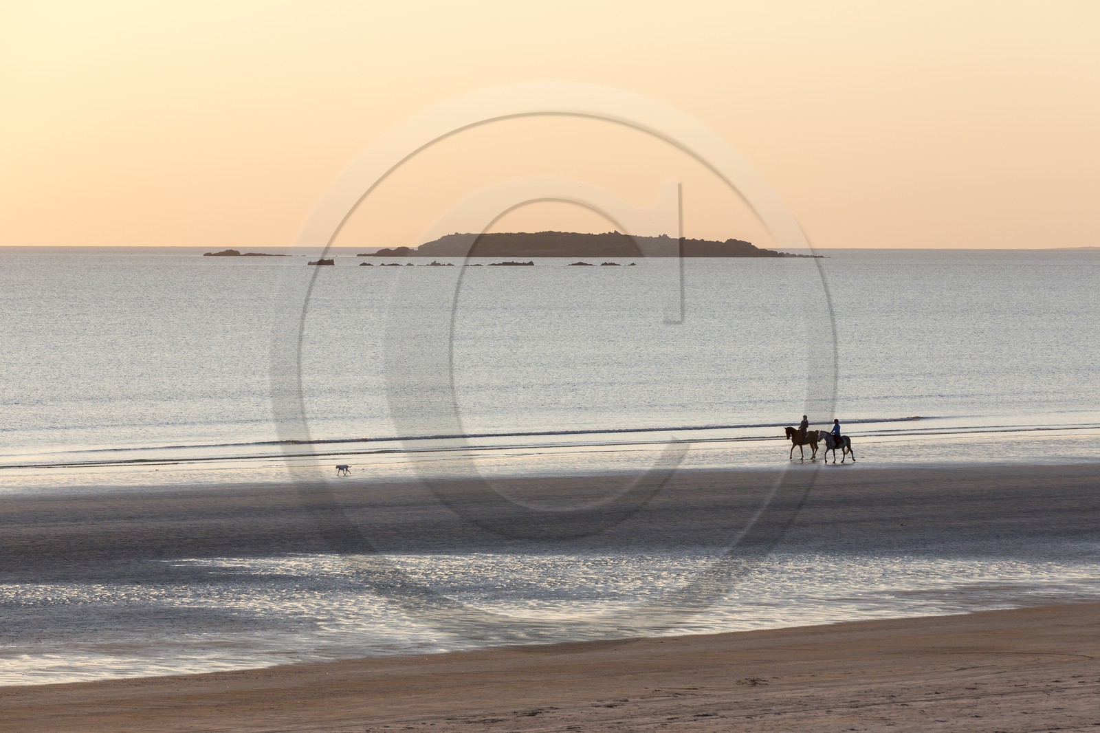 La plage de la Guérite à Plouharnel La plage de la Guérite à Plouharnel