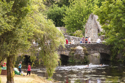 The Saint-Jean bridge or Roman bridge of Pont-Scorff.
