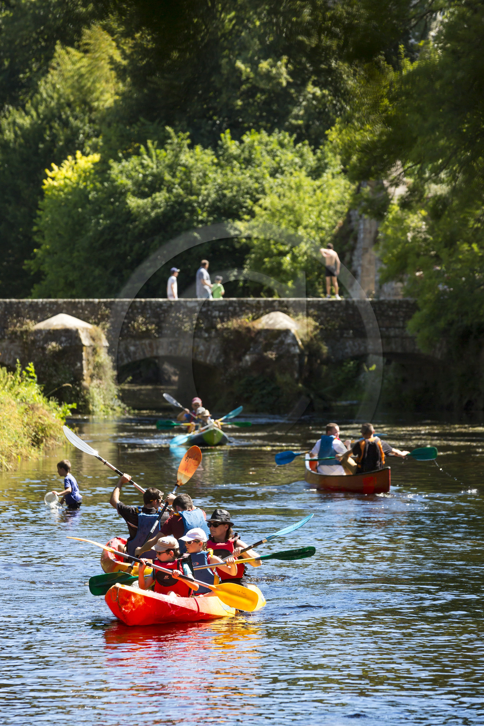 Canoeing and Kayaking on the Scorff.