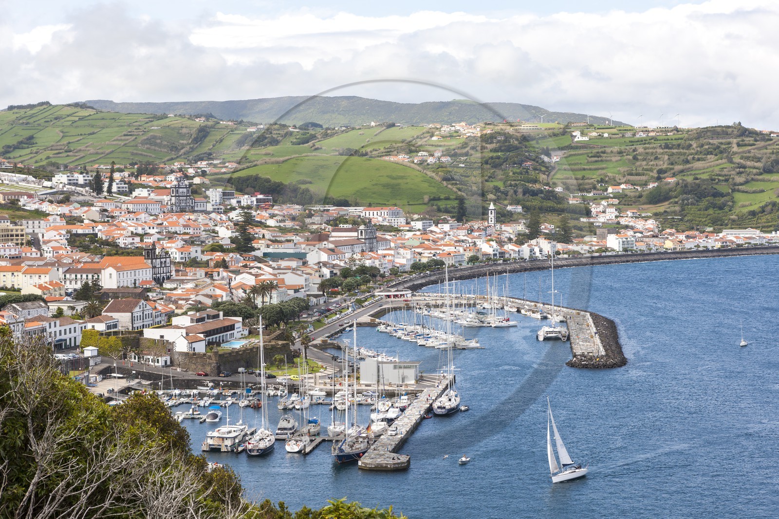 Le port d' Horta_Faial_Archipel des Açores Le port d' Horta_Faial_Archipel des Açores