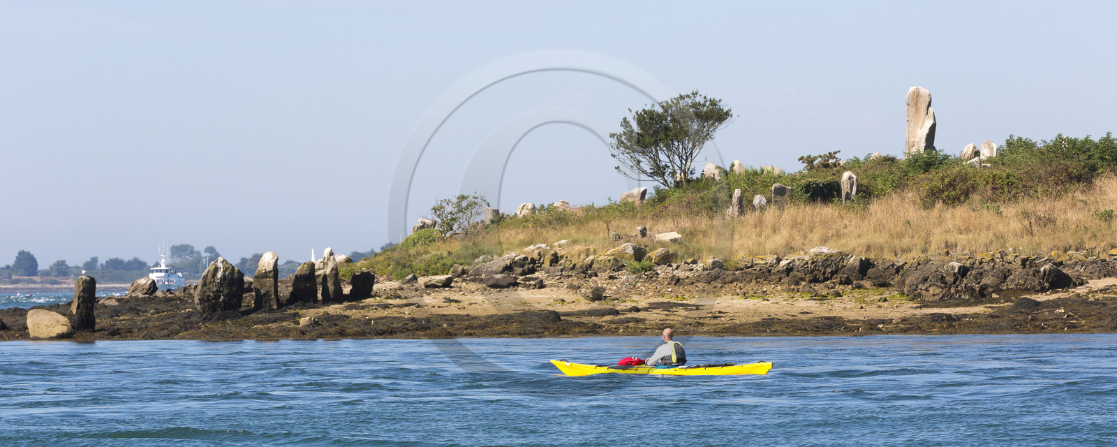 Er Lannic dans le golfe du Morbihan à Arzon Er Lannic dans le golfe du Morbihan à Arzon