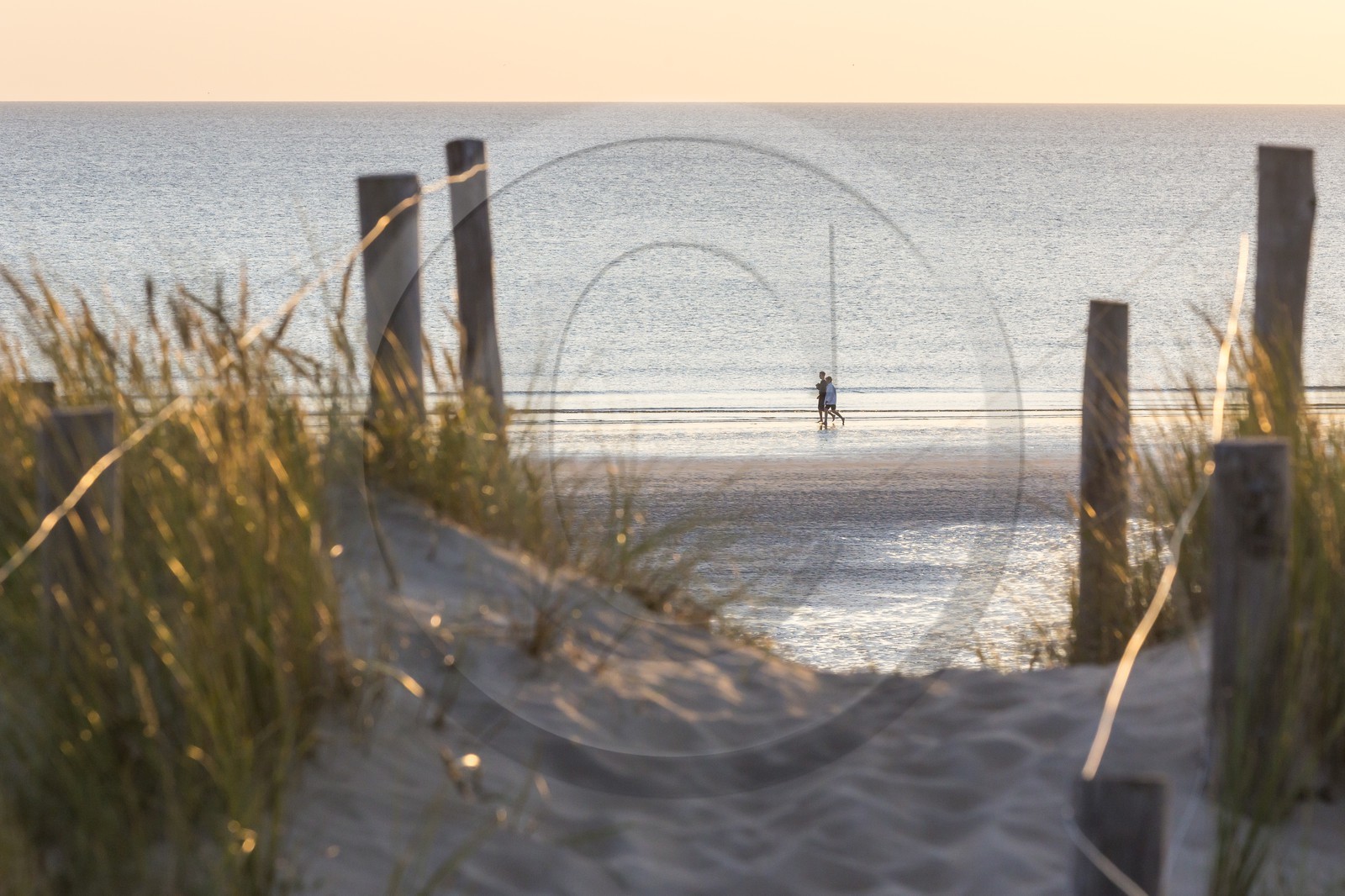 La plage de la Guérite à Plouharnel La plage de la Guérite à Plouharnel