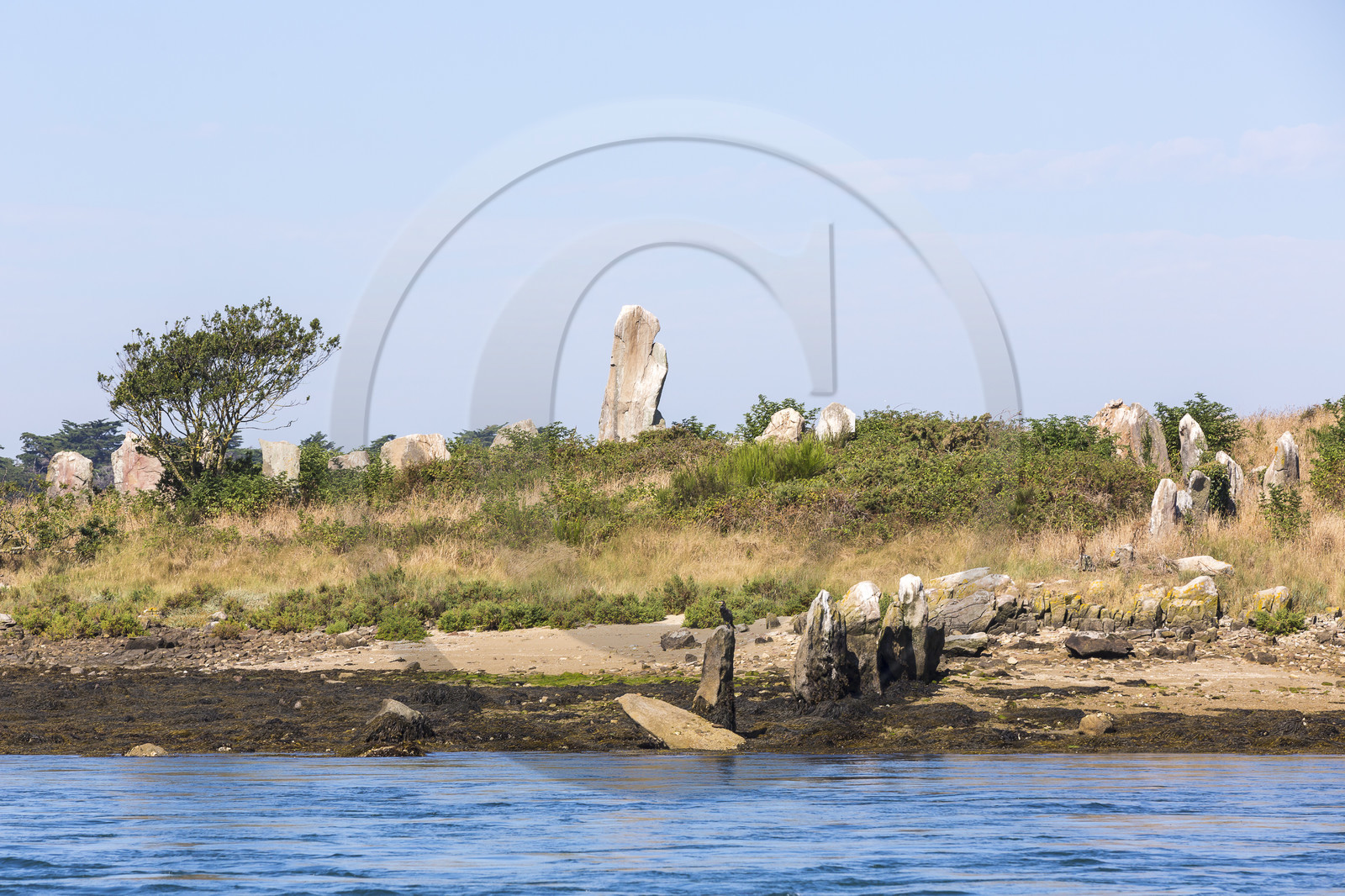 Er Lannic dans le golfe du Morbihan à Arzon Er Lannic dans le golfe du Morbihan à Arzon