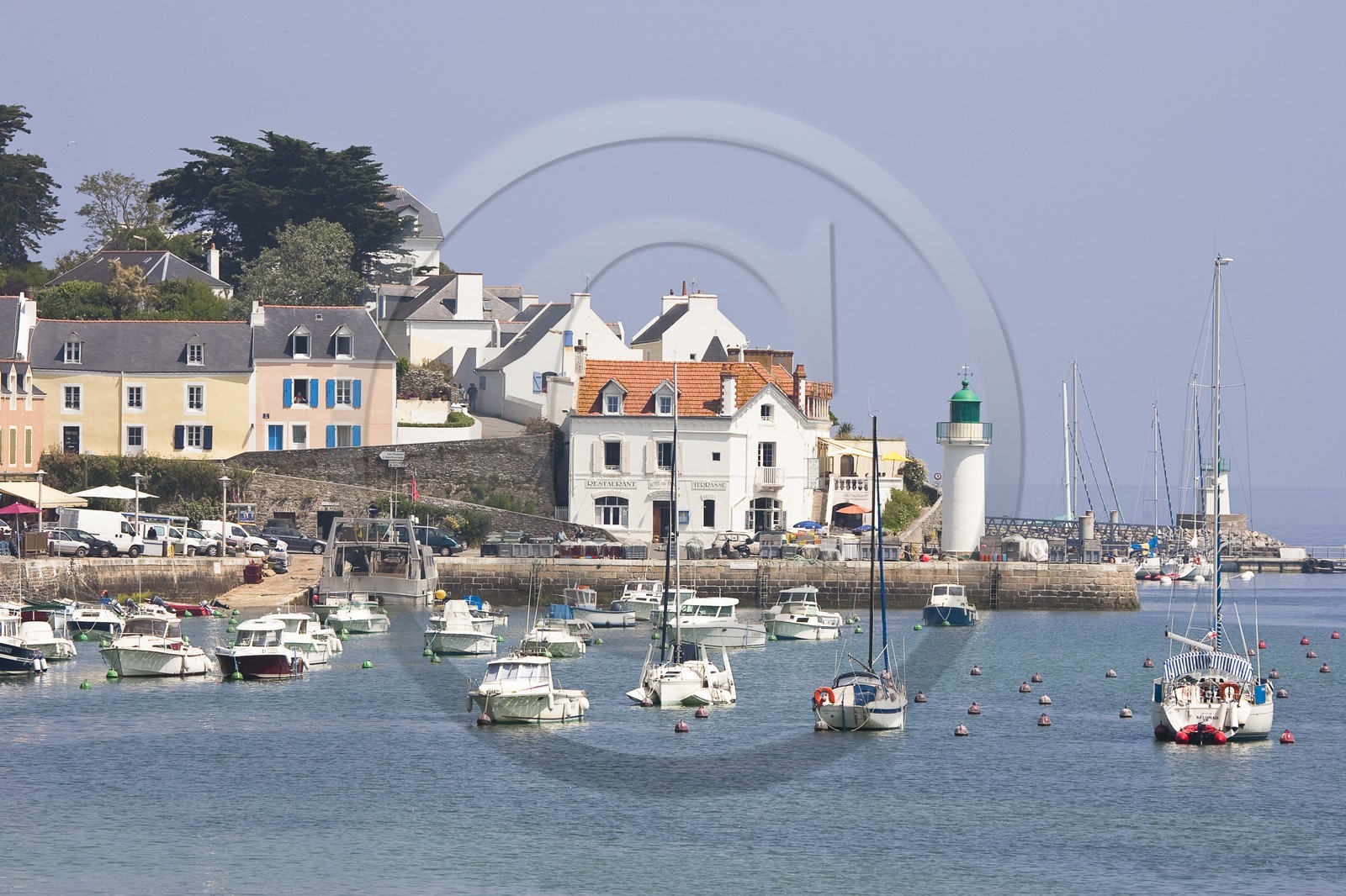 Le port de Sauzon_Belle-île en mer_Morbihan_France Le port de Sauzon_Belle-île en mer_Morbihan_France