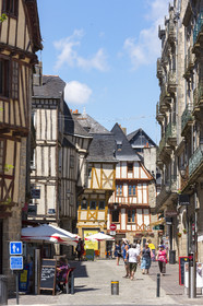 Maisons à colombages_Vannes**Half-timbered houses_Vannes