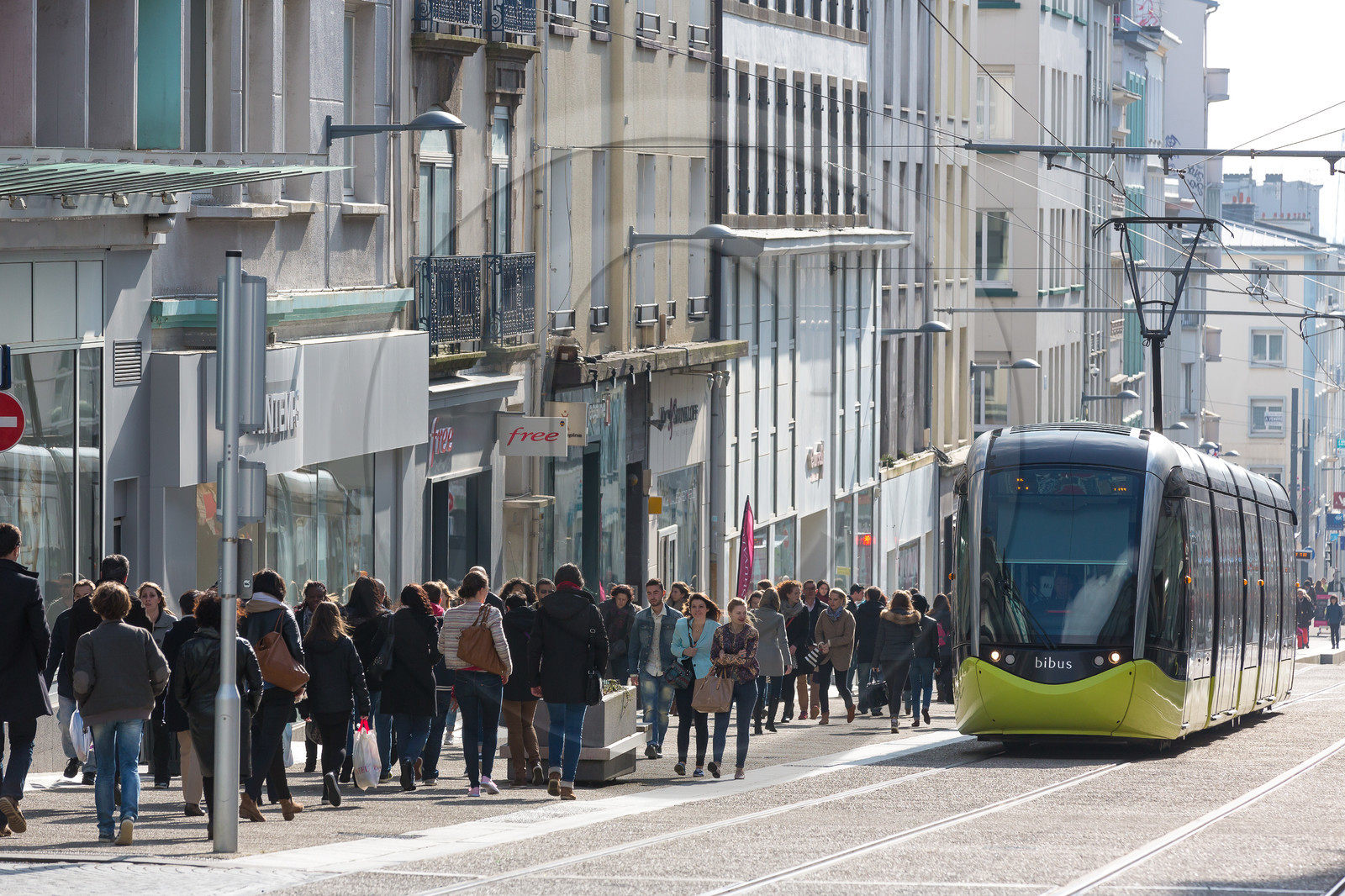 Rue Jean Jaures à Brest