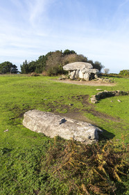 Dolmen de PenHap sur l'ile aux moines