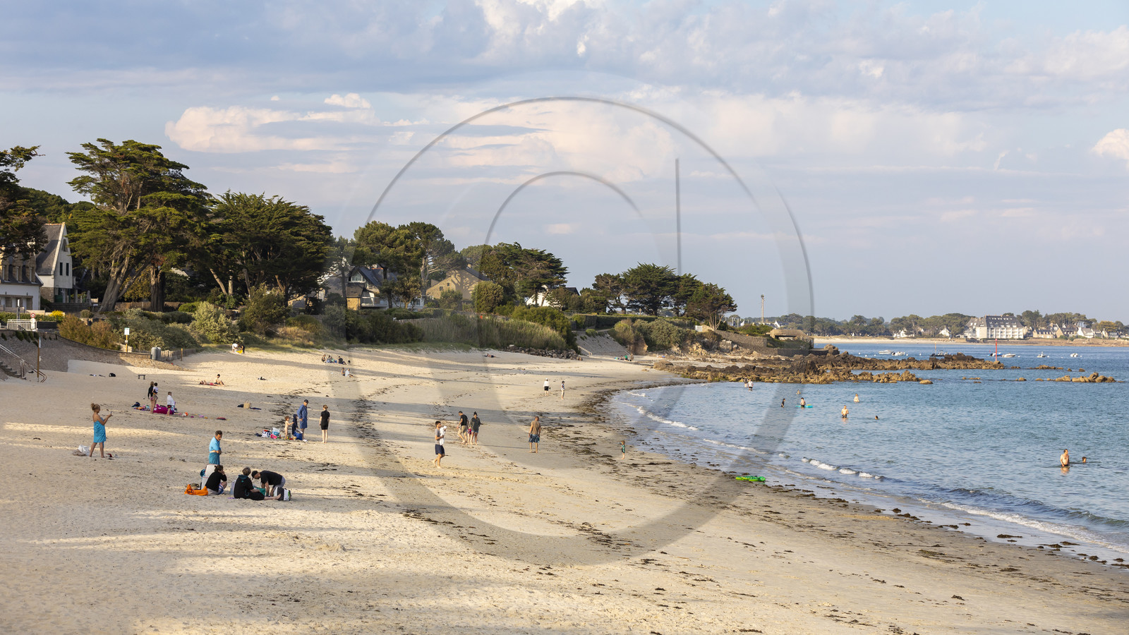 La plage de Légenèse à Carnac La plage de Légenèse à Carnac