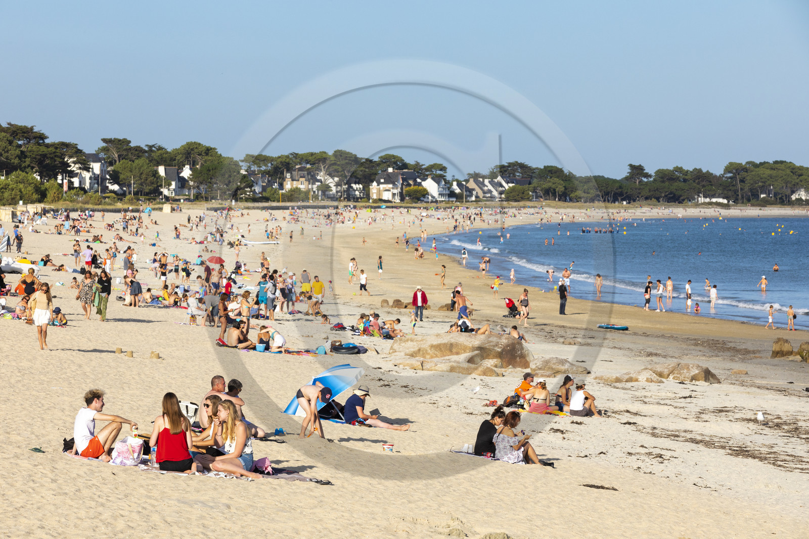 Grande plage de Carnac