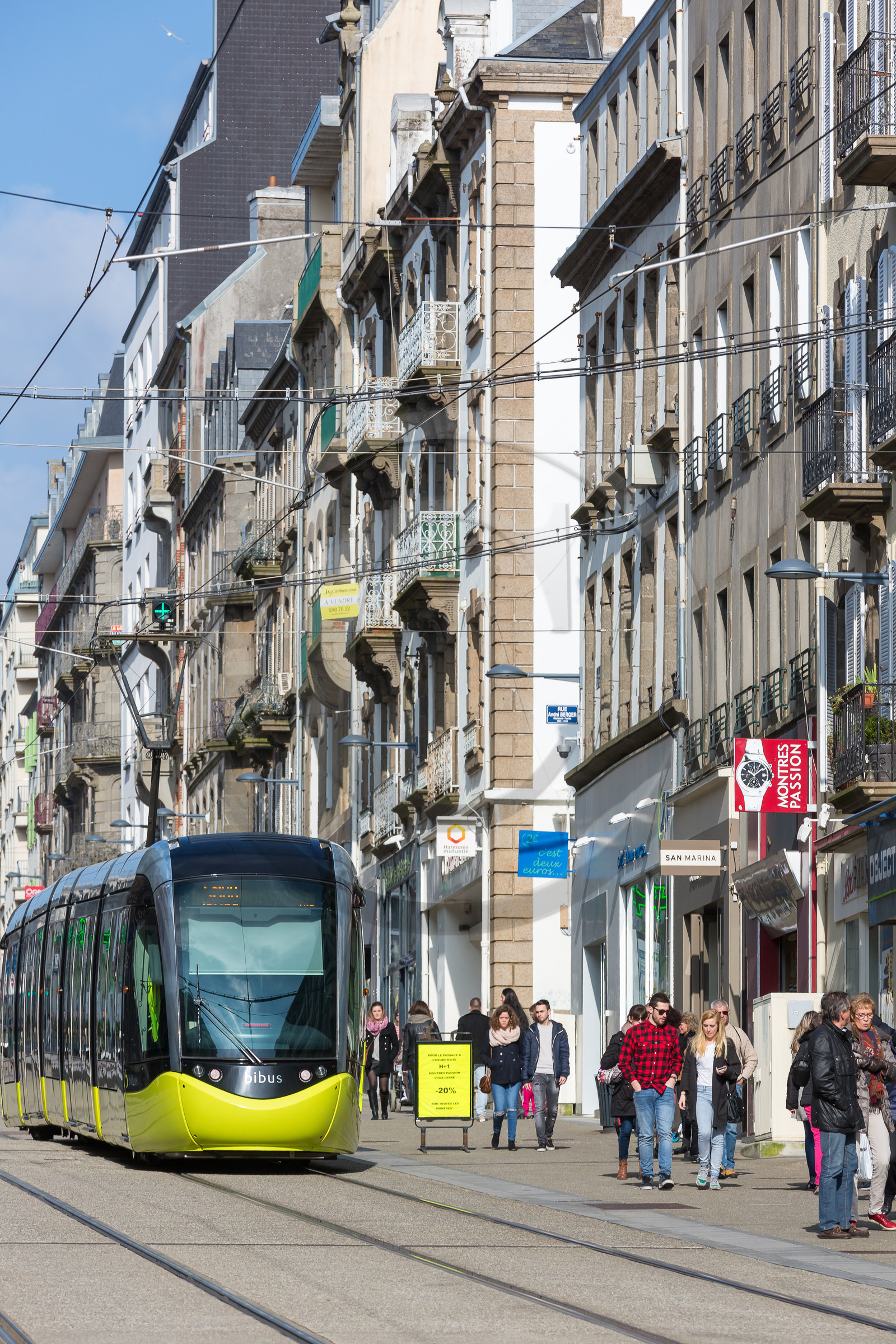Rue Jean Jaures à Brest