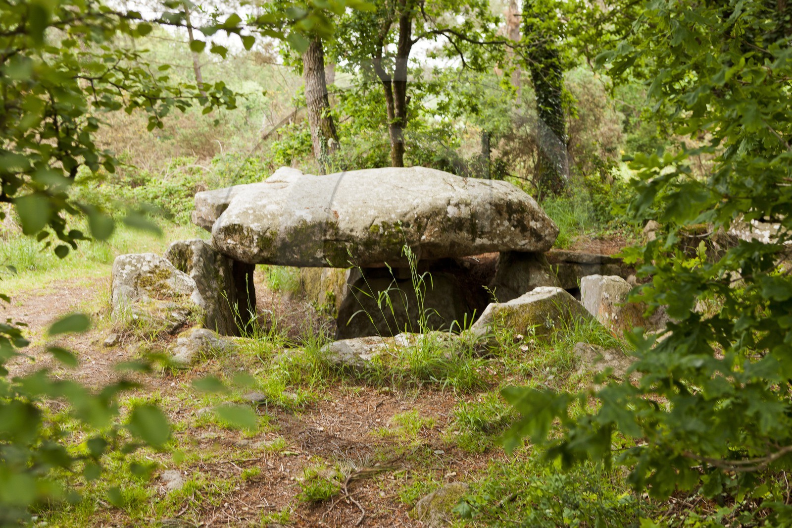 LE DOLMEN DE KERMARQUER LE DOLMEN DE KERMARQUER