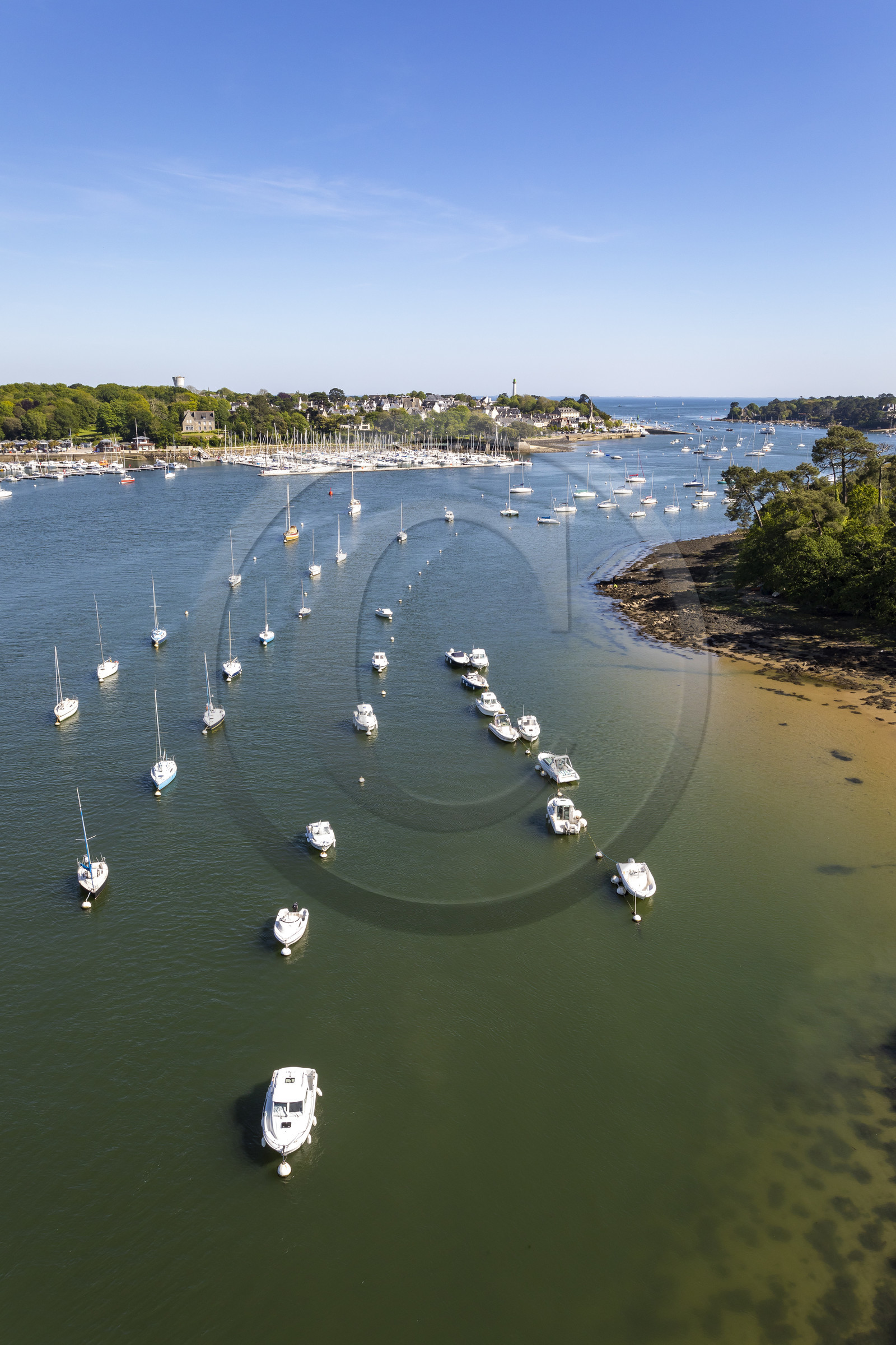Vue de l'estuaire de l'Odet _ Bénodet