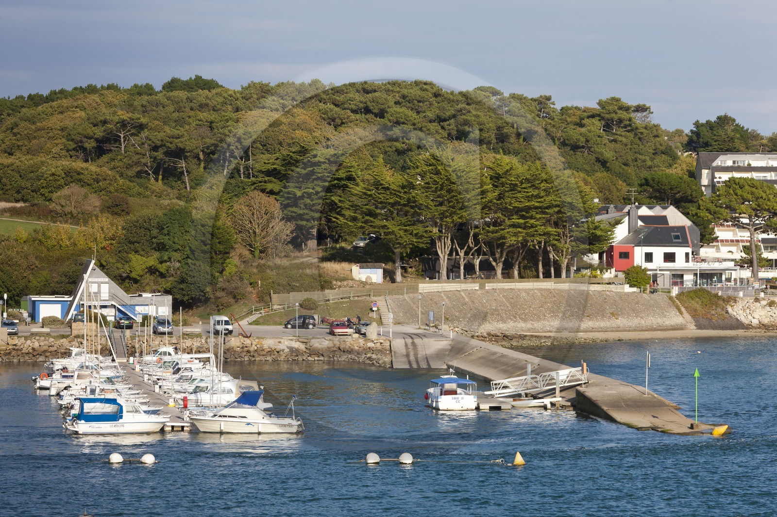 The marina of Guidel The marina of Guidel