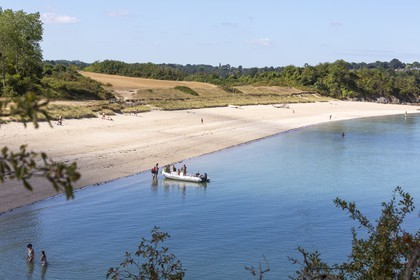 La plage de Vauvert à Saint-Jacut-de-la-mer