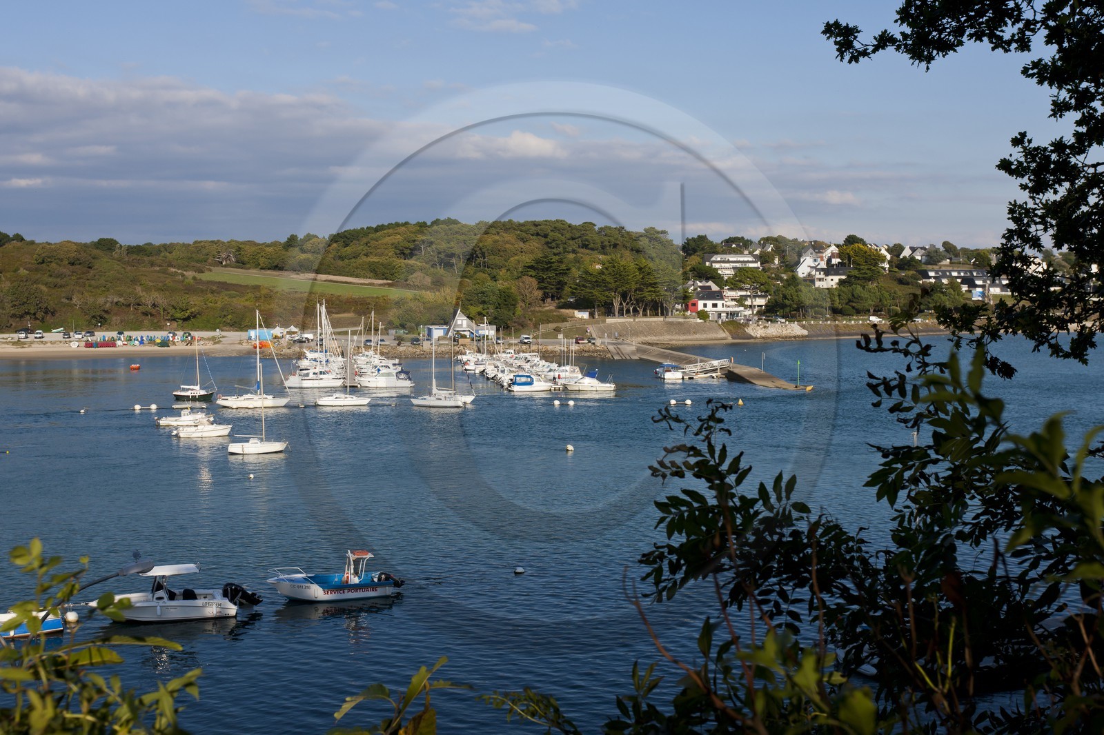 Le port de Guidel sur la laita. Le port de Guidel sur la laita.