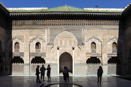 Medersa Bou Inania in the Medina of Fez in Morocco.