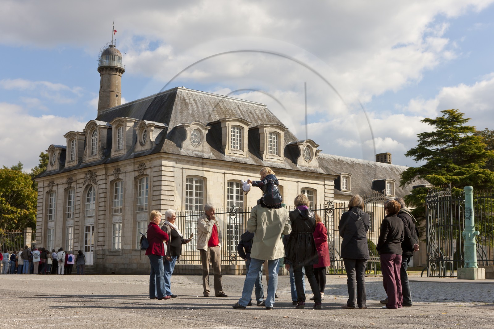 L' hôtel Gabriel _Découverte du domaine de l'enclos du port à Lorient lors d' une visite guidée.