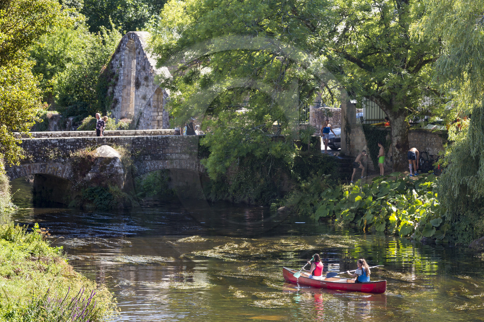 Canoeing and Kayaking on the Scorff.