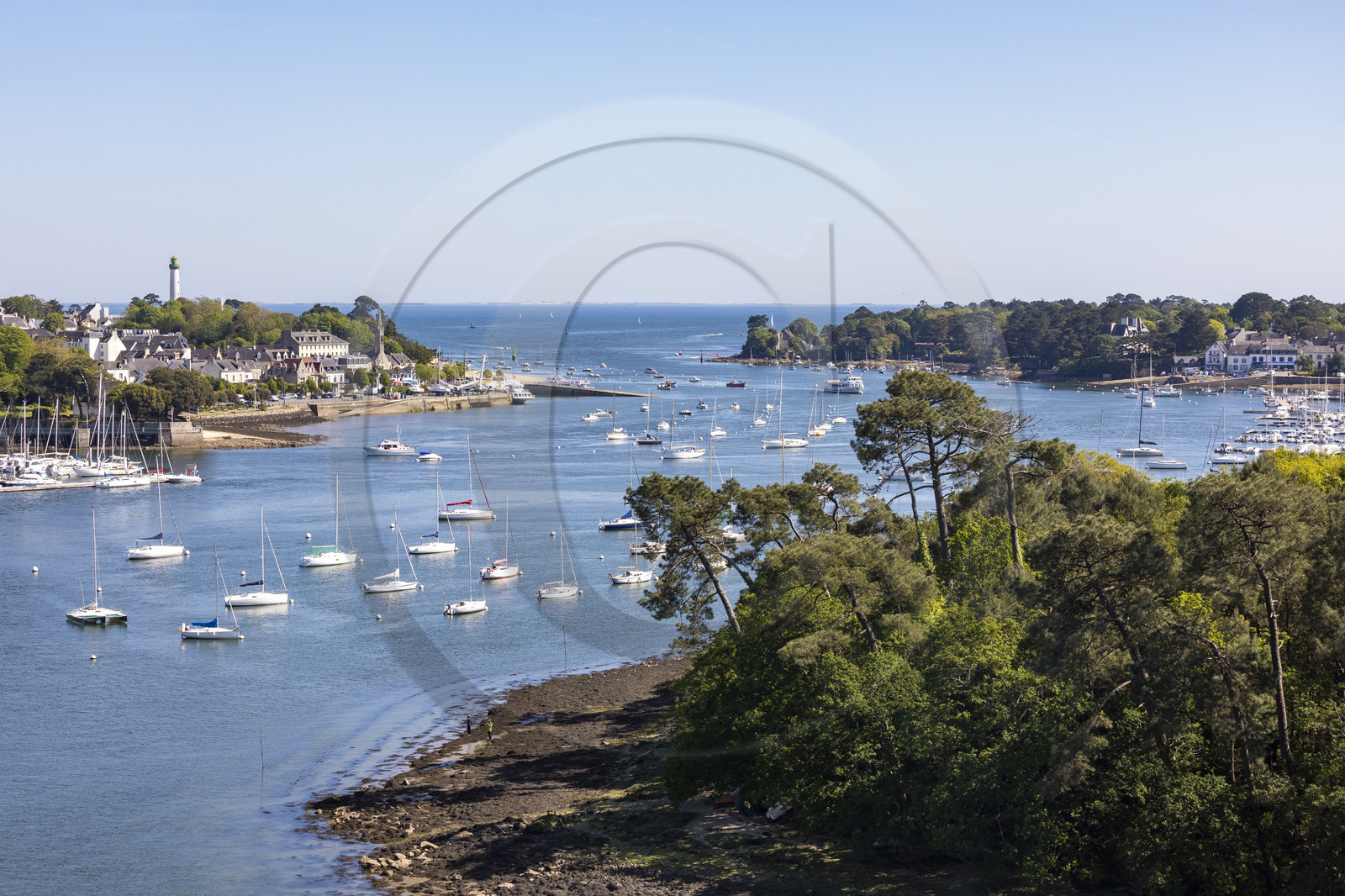 Vue de l'estuaire de l'Odet _ Bénodet