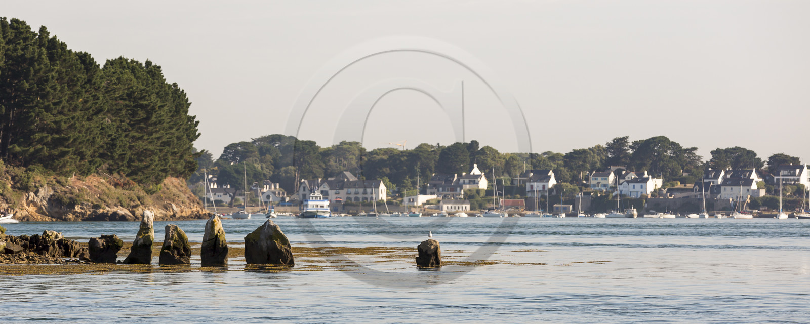 Er Lannic dans le golfe du Morbihan à Arzon Er Lannic dans le golfe du Morbihan à Arzon