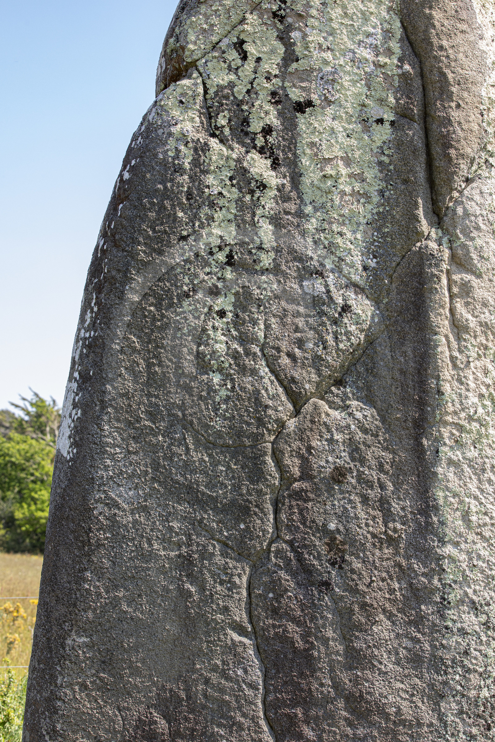 Le menhir de Kermaillard à Sarzeau