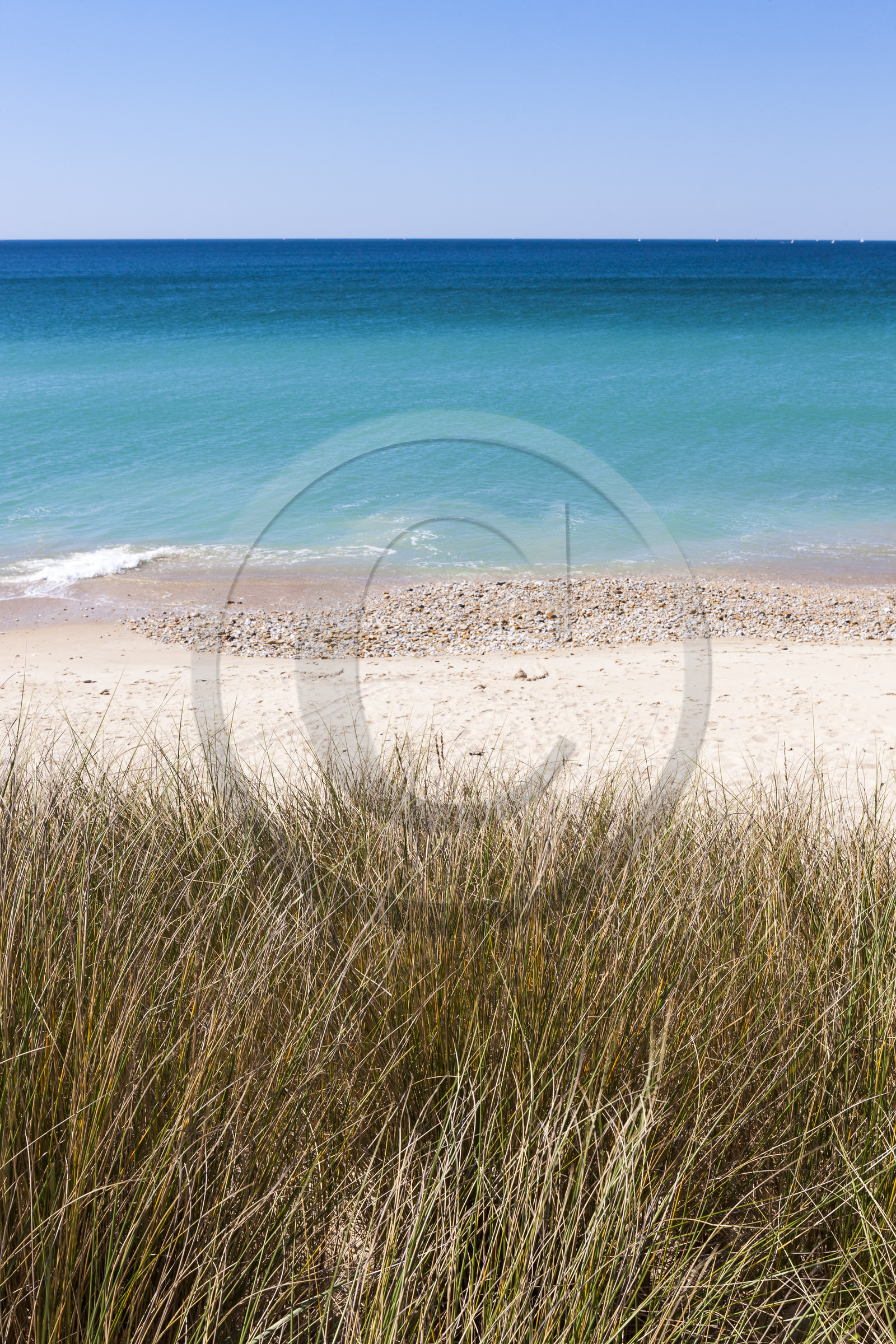 The beach of Lines in Gâvres