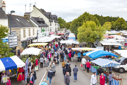 The market of Ploemeur