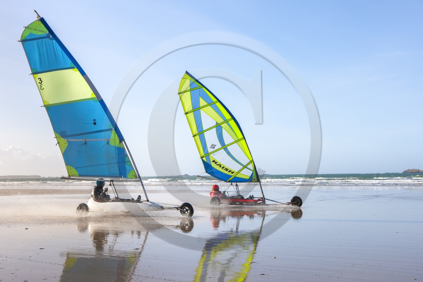 Char à voile avec les Passagers du vent - Penthièvre Char à voile avec les Passagers du vent - Penthièvre