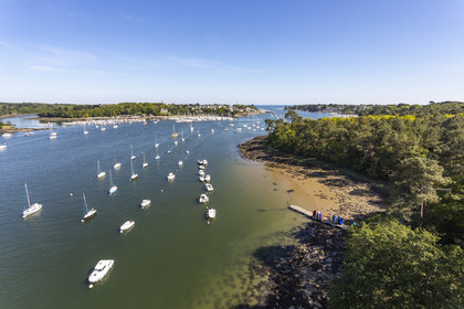 Vue de l'estuaire de l'Odet _ Bénodet