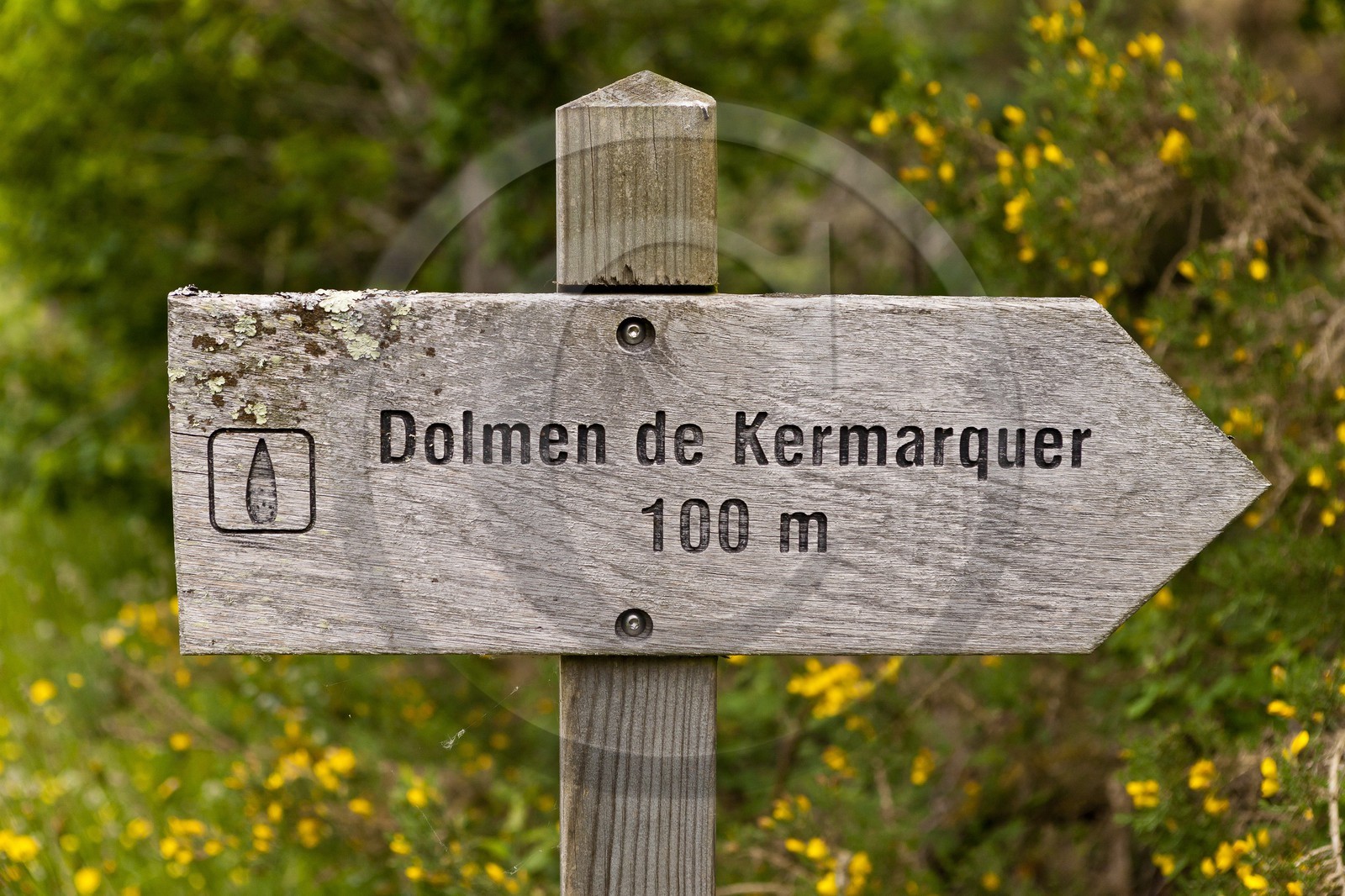 LE DOLMEN DE KERMARQUER LE DOLMEN DE KERMARQUER