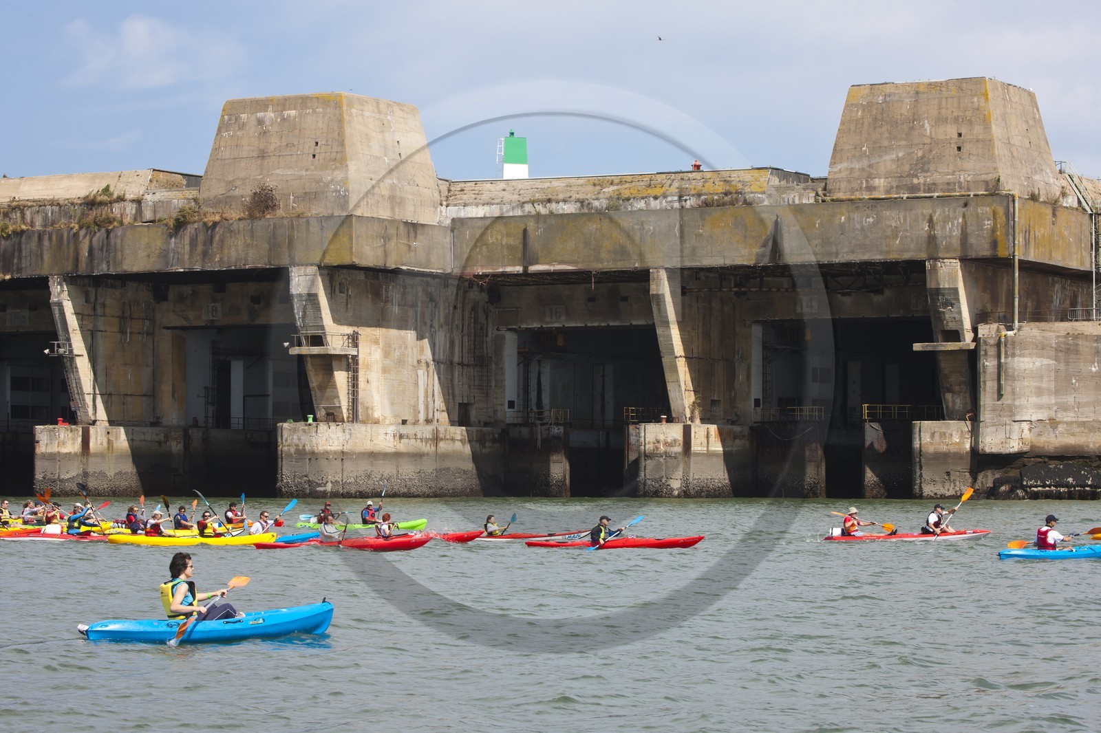 Rando kayak _ passage devant la BSM Rando kayak _ passage devant la BSM