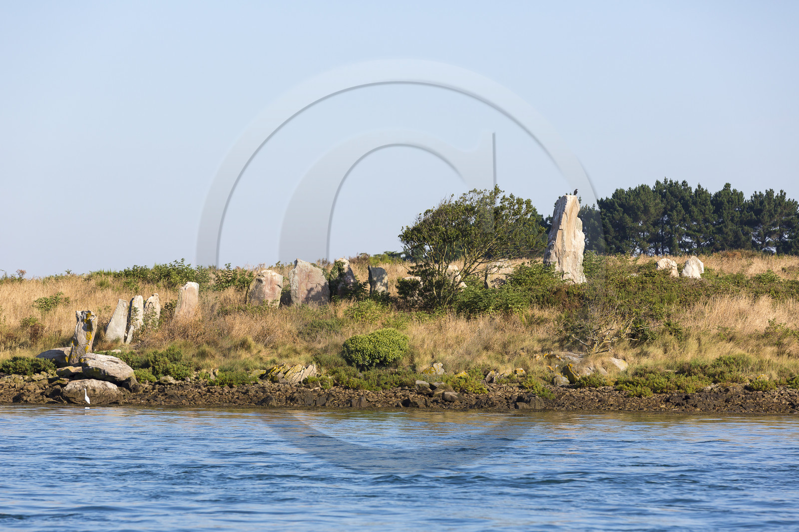 Er Lannic dans le golfe du Morbihan à Arzon Er Lannic dans le golfe du Morbihan à Arzon