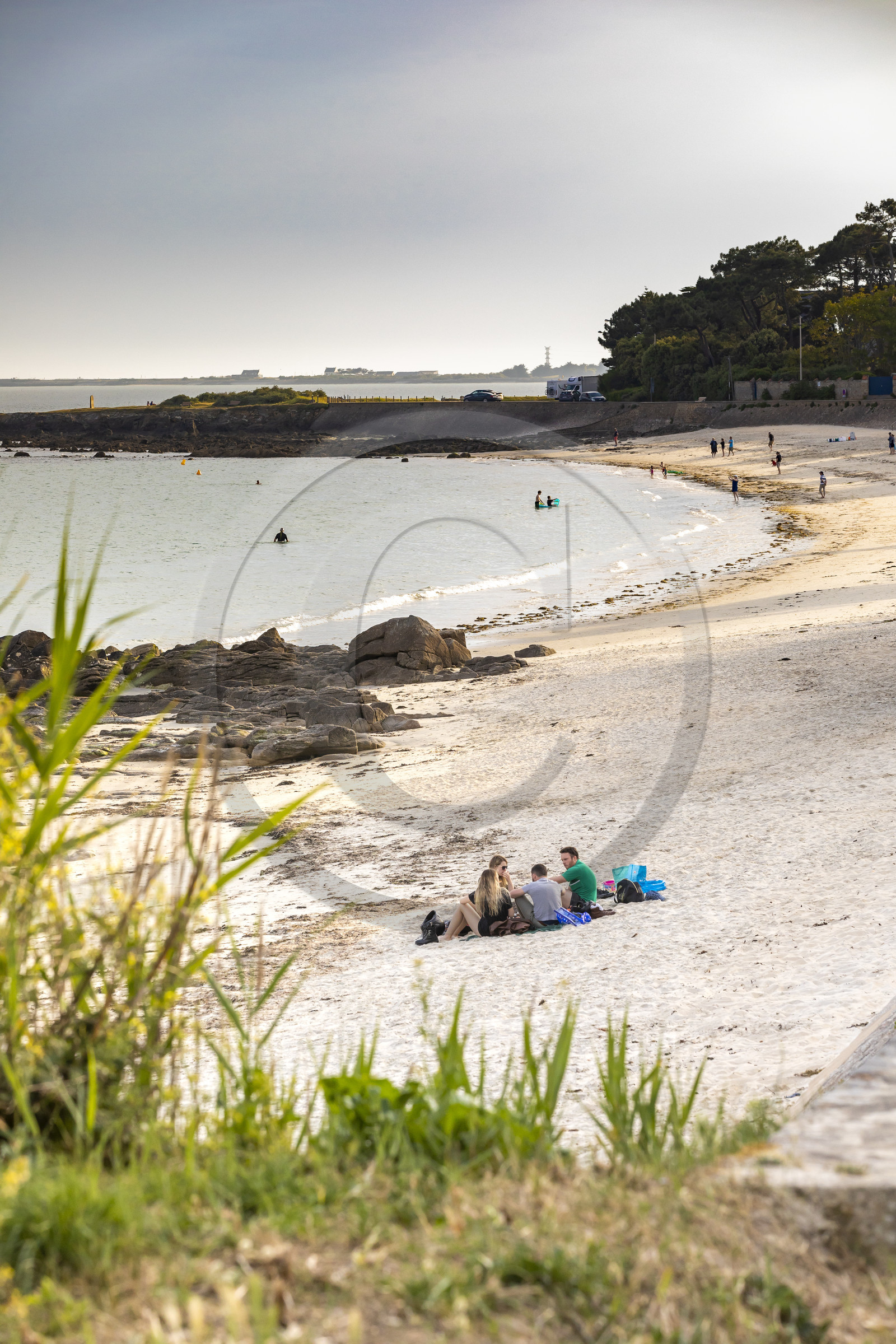 La plage de Légenèse à Carnac La plage de Légenèse à Carnac