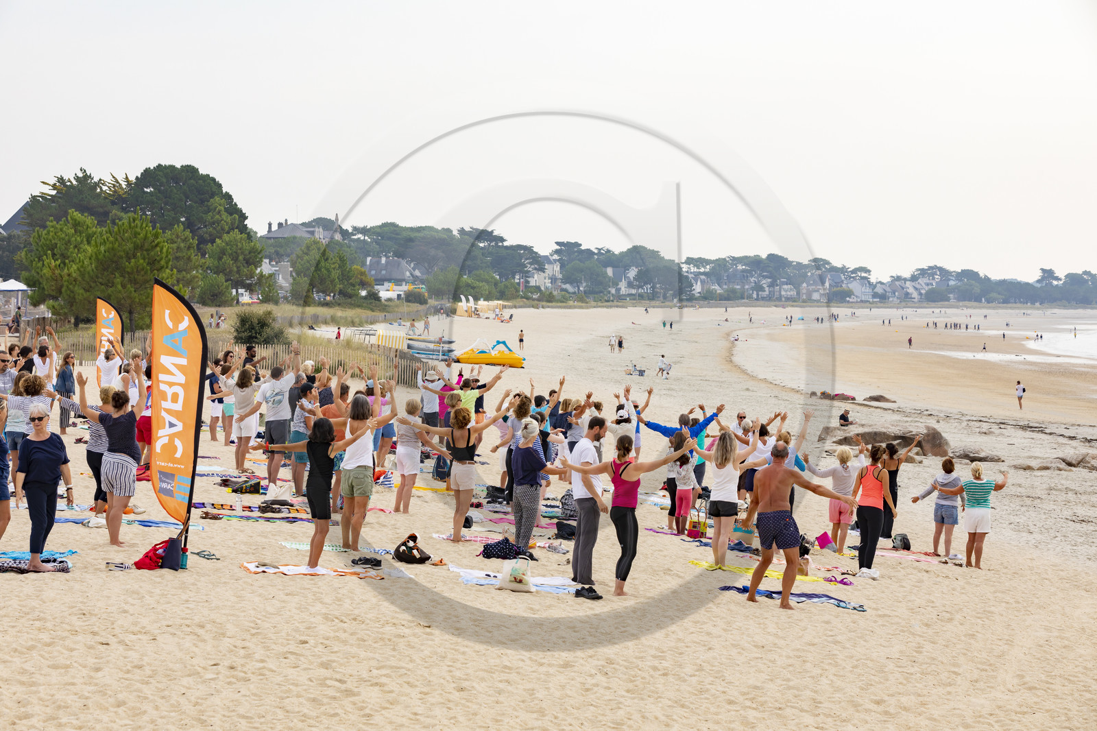 Animation Zen sur la grande plage de Carnac