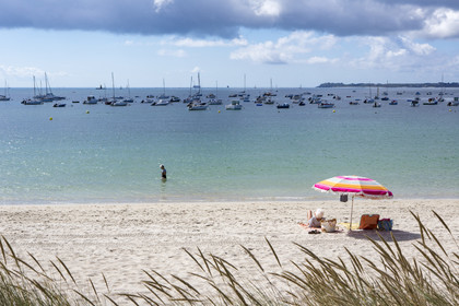 the beach of Stole in Ploemeur