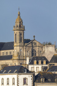The bell tower of the Saint-Joseph d'Audierne church