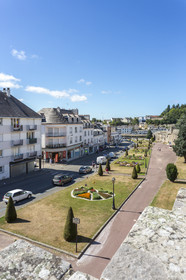 View from the ramparts of Hennebont