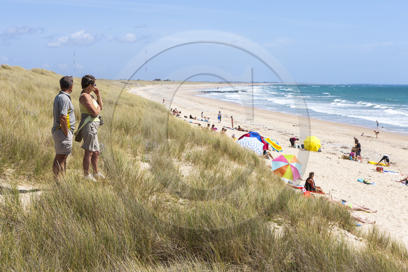 The beach of Lines in Gâvres