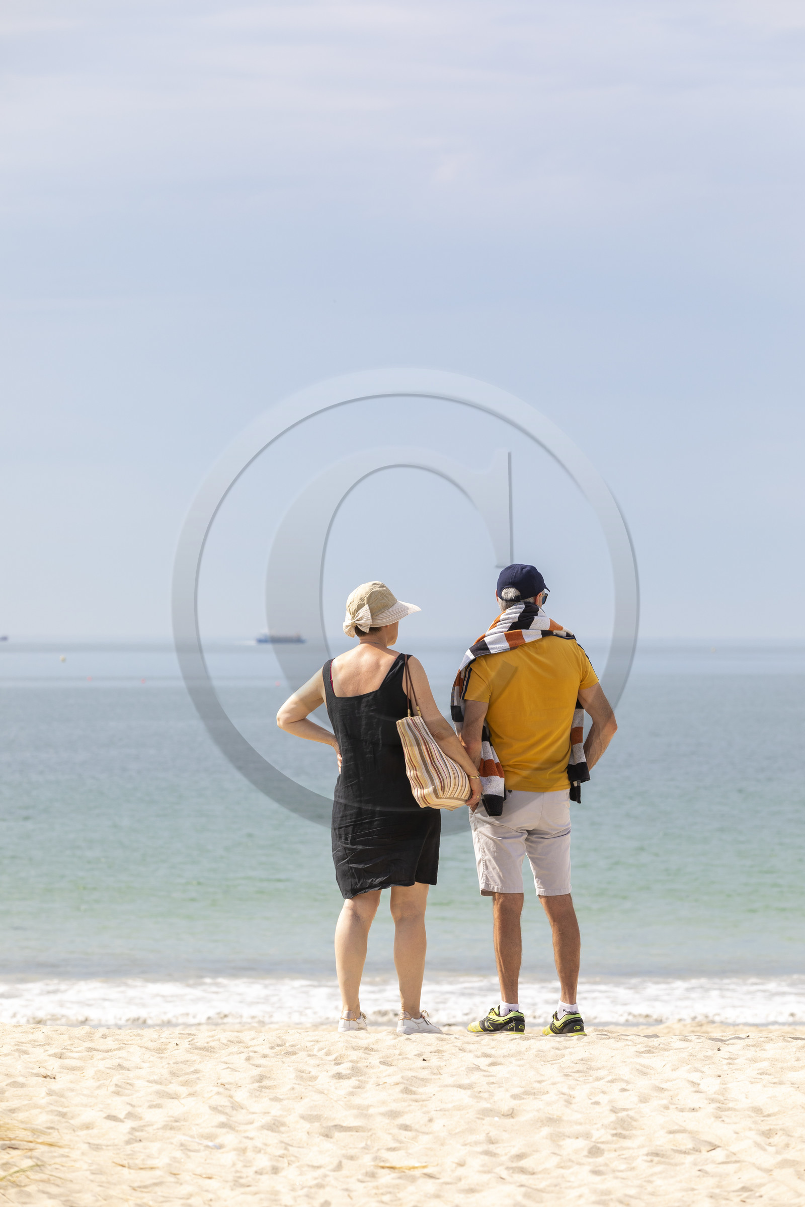 Vacanciers, Grande plage de Carnac